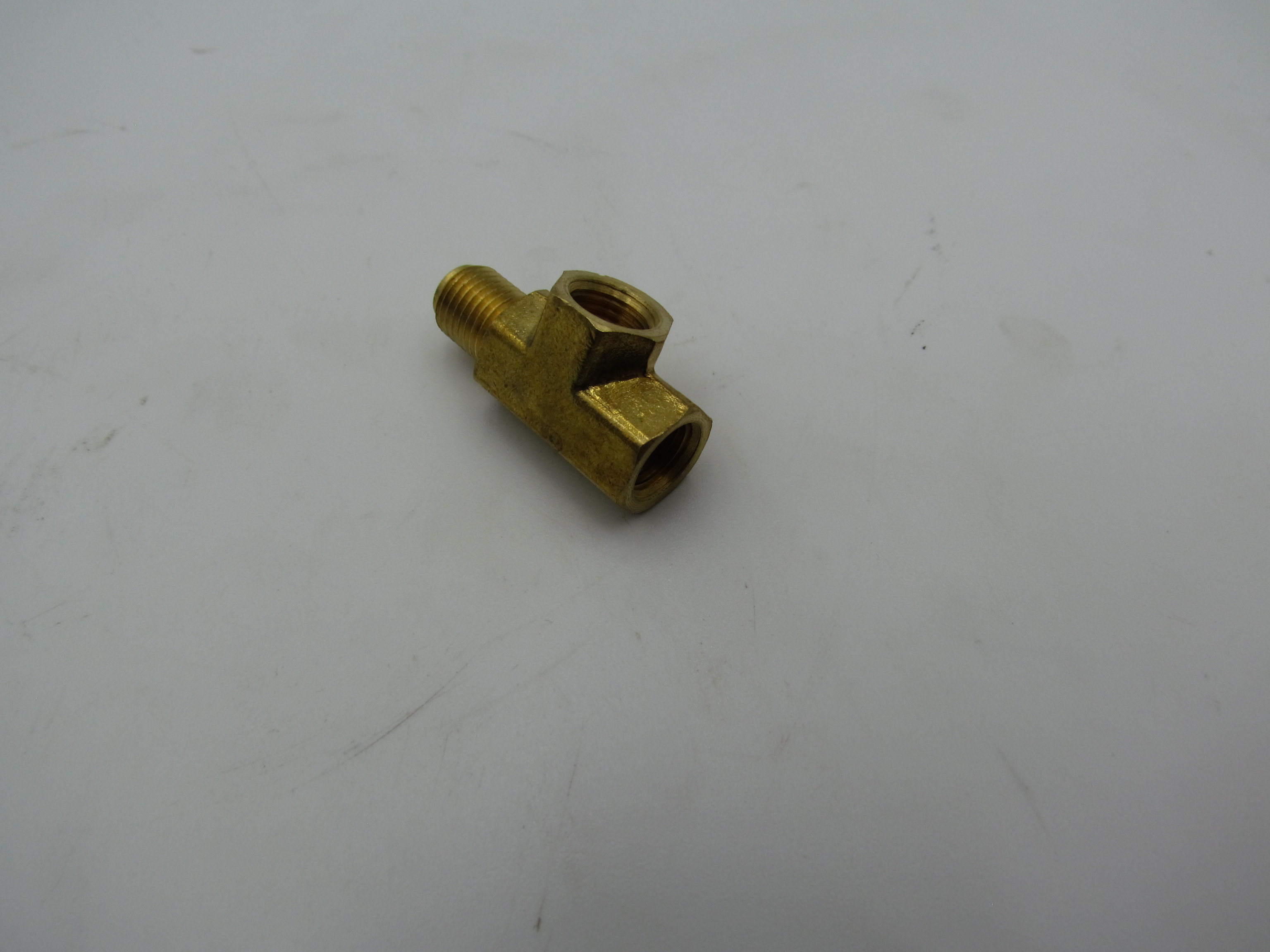 FITIFF/IFMB - BRASS BRAKE TEE FITTING - 3/8-24 IFF/IFM