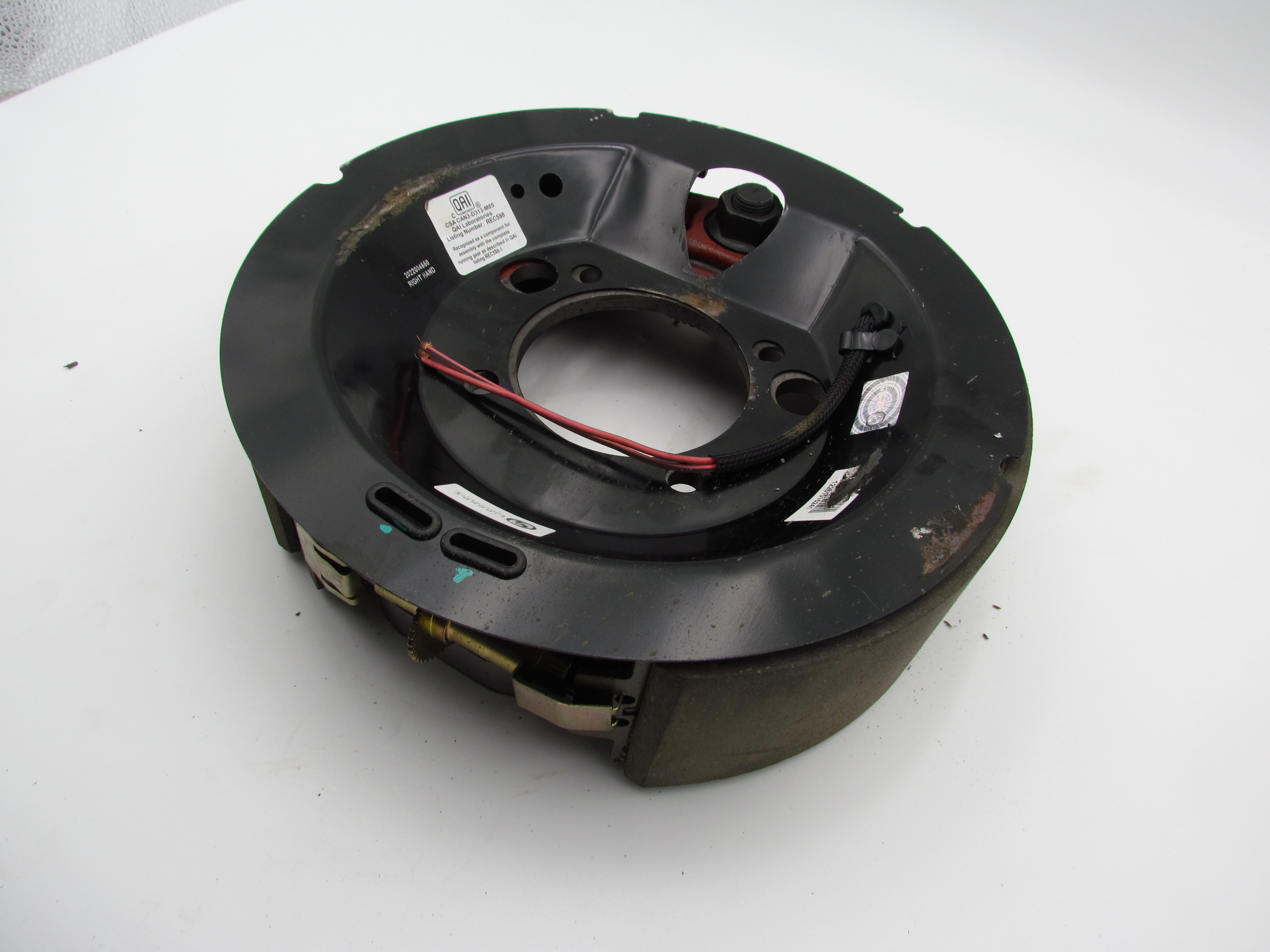 2022004550 - LIPPERT 8k - 12.25 X 3.38" ELECTRIC BRAKE BACKING PLATE RH (156443) - Image 3